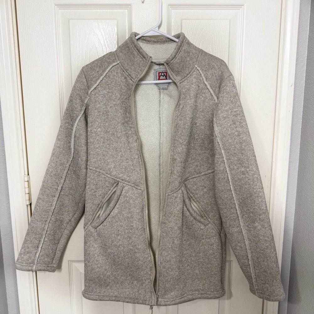 Avalanche Women Outdoor Insulated Soft Coat in Cream